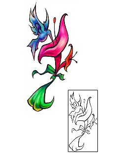 Hummingbird Tattoo Plant Life tattoo | DBF-01116