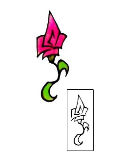 Flower Tattoo Plant Life tattoo | DBF-01123
