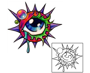 Eye Tattoo Astronomy tattoo | DBF-01154