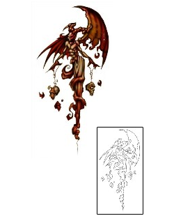 Devil - Demon Tattoo Mythology tattoo | DBF-01480