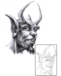 Devil - Demon Tattoo Mythology tattoo | DCF-00001