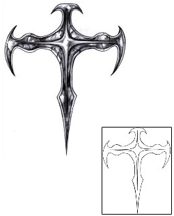 Gothic Tattoo Religious & Spiritual tattoo | DCF-00113