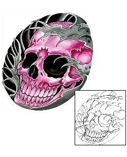 Skull Tattoo Horror tattoo | DFF-00009