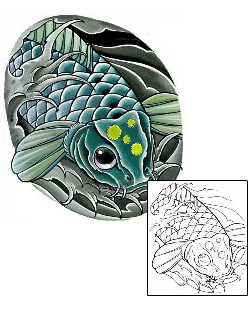 Koi Tattoo Marine Life tattoo | DFF-00013