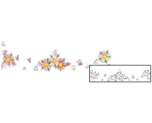 Cherry Blossom Tattoo Specific Body Parts tattoo | DFF-00020