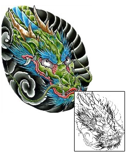 Asian Tattoo Mythology tattoo | DFF-00022