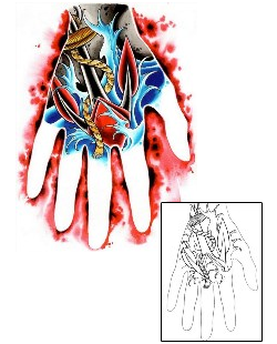Hand Tattoo Specific Body Parts tattoo | DFF-00032