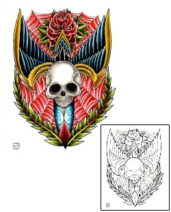 Skull Tattoo Tattoo Styles tattoo | DFF-00065