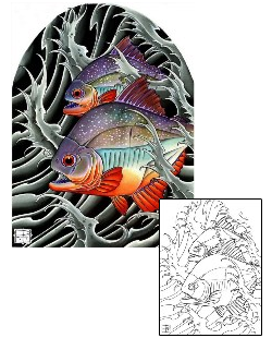 Fish Tattoo Specific Body Parts tattoo | DFF-00102