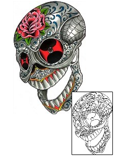 Day of the Dead Tattoo Plant Life tattoo | DFF-00161