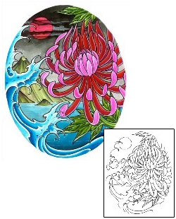 Asian Tattoo Plant Life tattoo | DFF-00200
