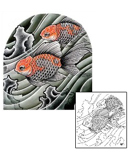 Fish Tattoo Specific Body Parts tattoo | DFF-00211