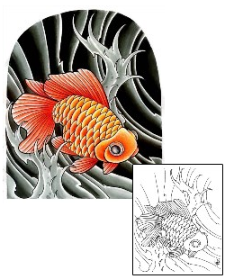 Fish Tattoo Specific Body Parts tattoo | DFF-00212