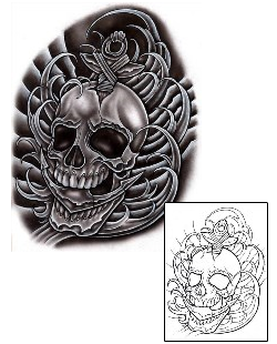 Featured Artist - Damien Friesz Tattoo Horror tattoo | DFF-00300