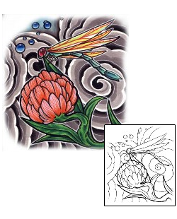 Asian Tattoo Insects tattoo | DFF-00380