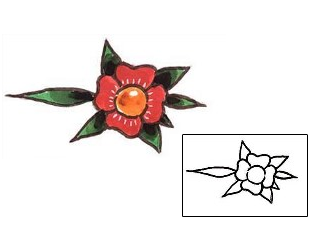 Traditional Tattoo Annabelle Flower Tattoo