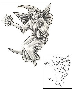 Angel Tattoo Religious & Spiritual tattoo | DFF-00525