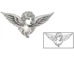 Angel Tattoo Religious & Spiritual tattoo | DFF-00528