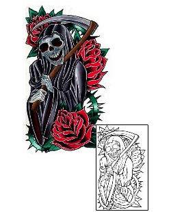 Rose Tattoo Plant Life tattoo | DFF-00596