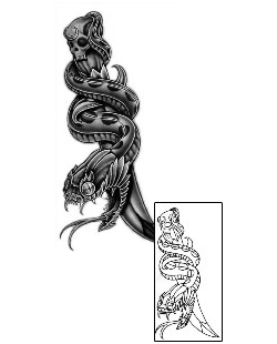Reptile Tattoo Horror tattoo | DFF-00614