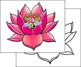 Flower Tattoo plant-life-flowers-tattoos-damien-friesz-dff-00668