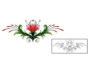 Lily Tattoo Plant Life tattoo | DFF-00709