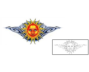 Sun Tattoo Astronomy tattoo | DFF-00786