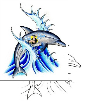 Dolphin Tattoo dolphin-tattoos-damien-friesz-dff-00821