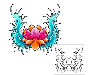 Lotus Tattoo For Women tattoo | DFF-00842