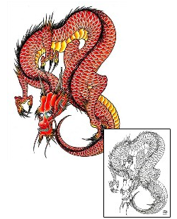 Asian Tattoo Mythology tattoo | DFF-00940