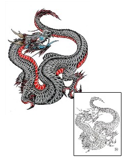 Asian Tattoo Mythology tattoo | DFF-00942