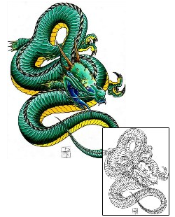 Asian Tattoo Mythology tattoo | DFF-00980