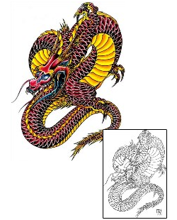 Asian Tattoo Mythology tattoo | DFF-00981