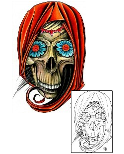 Featured Artist - Damien Friesz Tattoo Horror tattoo | DFF-01037