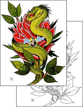 Flower Tattoo plant-life-flowers-tattoos-damien-friesz-dff-01114