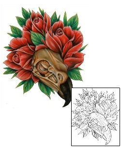 Rose Tattoo Plant Life tattoo | DFF-01243