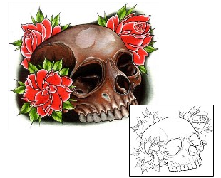 Rose Tattoo Plant Life tattoo | DFF-01335