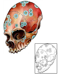 Skull Tattoo Horror tattoo | DFF-01430