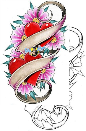 Heart Tattoo daisy-tattoos-damien-friesz-dff-01433