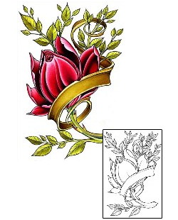 Rose Tattoo Plant Life tattoo | DFF-01443