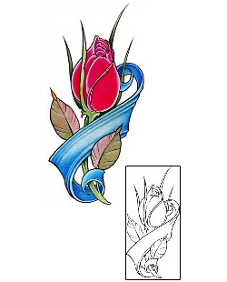 Rose Tattoo Plant Life tattoo | DFF-01450