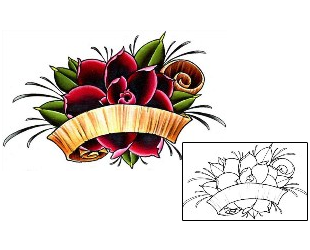 Rose Tattoo Plant Life tattoo | DFF-01487