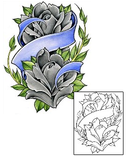 Rose Tattoo Plant Life tattoo | DFF-01496