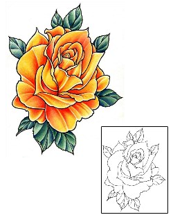 Rose Tattoo Plant Life tattoo | DFF-01505