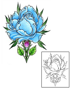 Rose Tattoo Plant Life tattoo | DFF-01508
