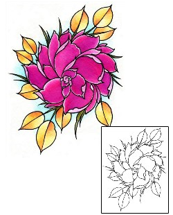 Rose Tattoo Plant Life tattoo | DFF-01510