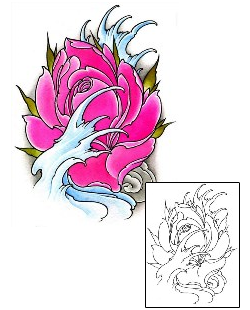 Rose Tattoo Plant Life tattoo | DFF-01511