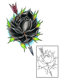 Rose Tattoo Plant Life tattoo | DFF-01513