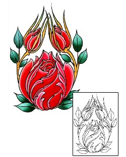 Rose Tattoo Plant Life tattoo | DFF-01514