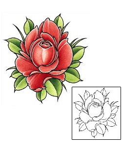 Rose Tattoo Plant Life tattoo | DFF-01516